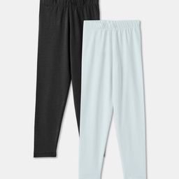 R&B Girls Pack Of 2 Ankle-Length Leggings-picture-31