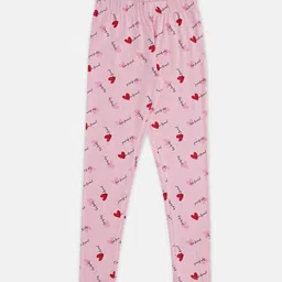 Pantaloons Junior Girls Printed Cotton Ankle-Length Leggings-image-36