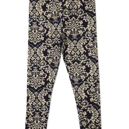earth conscious Girls Ethnic Motif Printed Jeggings-image-93