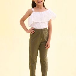 Go Colors Girls Ankle-Length Leggings-picture-29