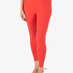 indian flower Women Solid Ankle Length Leggings-picture-14