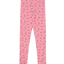 Bodycare Kids Girls Floral Printed Cotton Ankle Length Leggings-picture-30