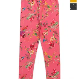 JusCubs Girls Pack Of 3 Churidar-Length Cotton Leggings-image-35