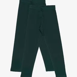 DYCA Girls Pack Of 2 Ankle Length Cotton Leggings-image-0