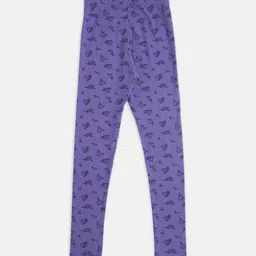 Pantaloons Junior Girls Printed Cotton Churidar-Length Leggings image 4
