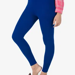 indian flower Women Solid Ankle Length Leggings image 2