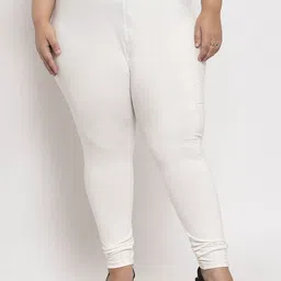 TAG 7 PLUS Women Pack Of 2 Solid Plus Size Leggings image 4