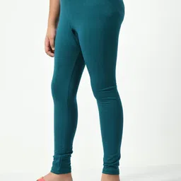 BAESD Girls Pack Of 3 Churidar Length Cotton Lycra Leggings image 3