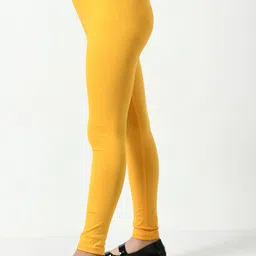 BAESD Girls Pack Of 3 Churidar Length Cotton Lycra Leggings image 2