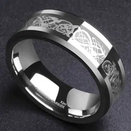 MEENAZ Men Set Of 2 Silver-Plated Band Finger Rings-picture-16