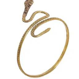 EL REGALO Women Gold-Toned Tribal Gold-Plated Wraparound Armlet image 1