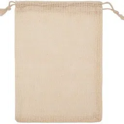 elaheh 100%cotton vegetable storage bags for fridge. Reusable drawstring vegetable bag. Pack of 6 Grocery Bags image 2