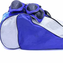 iris Adjustable Blue Inline Skate Combo Set IR111 Size 3-6 UK Skating Kit image 5