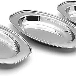 arscart Ovel plate heavy gaude Plate Serving Set image 1