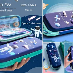netizen Quality 3D Pencil Case/Box for Kids and Students Space Art EVA Pencil Box image 4
