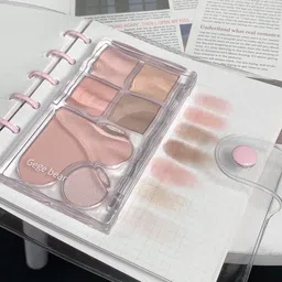 gege bear Light Shadow Eyeshadow Palette Matte Shimmer Blendable Pigments [Pack 1] 12.5 g image 5