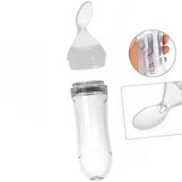tedred Baby Squeeze Silicone Bottle Feeder - 90 ml image 2