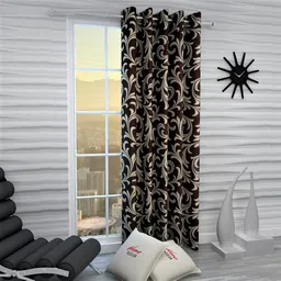 home sizzler 153 cm (5 ft) Window Polyester Semi Transparent Curtain Single Curtain image 1
