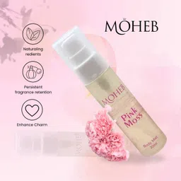 moheb Pink Moss with a composition of Amber & Vanilla Fragrance Body Mist-For Women image 2