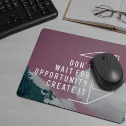 ARTOLIC Motivating quote message Mouse Pad for Office & Gaming Non-Slip 9x7.5 Non Slip Base Mousepad image 3