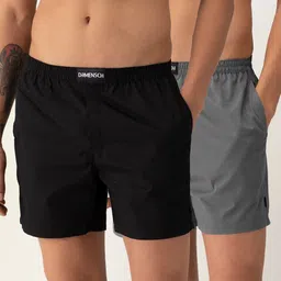 damensch Pack of 2 Cotton Side Pocket Solid Men Boxer-picture-14