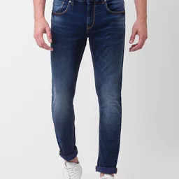 spykar Men Super Skinny Mid Rise Blue Jeans-picture-14