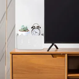 SUPVOX Acrylic Router Rack Mount Wall Mounted Adhesive Holder for Set Top Box Mesh Router 0 GHz 100 Mbps Wifi Speed NA External Antenna NA image 4