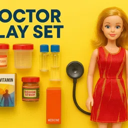 tg enterprise fashion and doctor doll with accessories for girls image 2