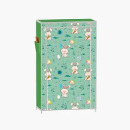 zenvexyo 6 Tire Foldable Collapsible Wardrobe Storage Organizer Almirah Cloth Rack PP Collapsible Wardrobe image 4