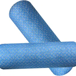 Round Bolster Microfibre Floral Bolster Pack of 2-image-46