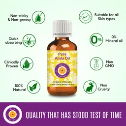 deve herbes Pure Amla Oil (Emblica officinalis) 100% Natural Therapeutic Grade image 2