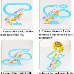 jolary Small Ducks Chasing Race Track Game Set,Playful Roller Coaster Toy image 4