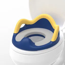 honey boo Toilet Trainer Soft Cushion Baby Potty Seat With Handle And Back Support Toilet Seat For Western Toilet Potty Seat Potty Seat image 3