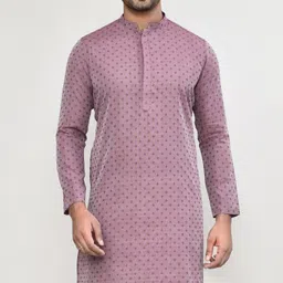 poly2fab Men Embroidered Art Silk Straight Kurta-picture-14