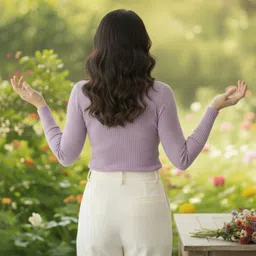 texelence enterprise Party Regular Sleeves Solid Women Light Blue Top image 2