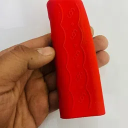 auto mt RED Silicone Car Hand Brake Cover Anti-slip Hand Brake Lever Cover Universal. Turbo Charger image 3