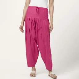 rangmanch by pantaloons Pure Cotton Solid Women ["Pink"] Salwar-picture-14