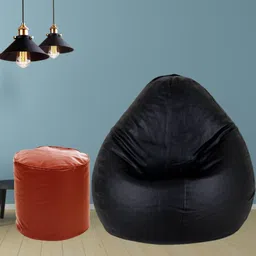 true 2 f XXL Tear Drop Bean Bag Cover (Without Beans)-picture-34