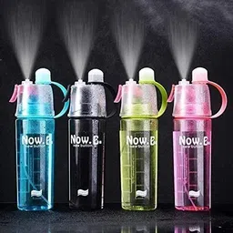 rangmora Spray Water Bottle for School ,Sports ,Gym.Water Bottles for Boys,Kids,Girls 600 ml Water Bottle image 3