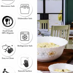 cello Opalware Dessert Bowl Glass Pudding Bowl Set image 4