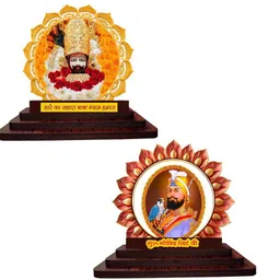 canvibe I&F_Com_KhatushyamNw&GuruGovind_BHD Decorative Showpiece - 10 cm image 1