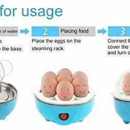 pratyang Egg Cooker, Egg Boiler, Egg Poacher Electric, Egg Steamer (Multicolor) 887 Egg Boiler 7 Egg Single layer 887 Egg Cooker image 5