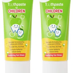 pigeon Green Apple toothpaste for children pack of 2 45g Toothpaste-picture-19