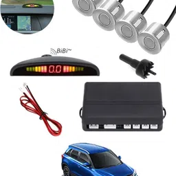 aarsh store Universal 4 Silver Reverse Parking Sensor-AF25A184 Universal 4 Silver Reverse Parking Sensor-AF25A184 Parking Sensor-picture-15