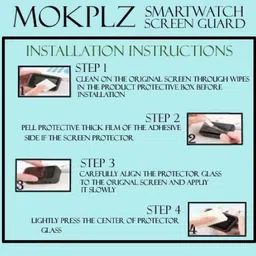 MOKPLZ Screen Guard for FASTRACK RADIANT FX2 SMARTWATCH image 2