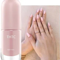 Toxic Free Quick Dry Long Lasting nail polish LIGHT PINK-image-0