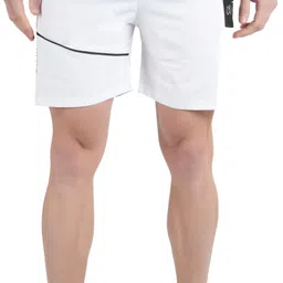 kwings Solid Men White Sports Shorts-picture-11