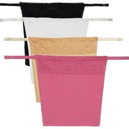 Women Black, White, Beige, Pink Mock Camisole-image-2