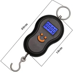 QNOVE Digital Hanging Scale, Lcd Screen 50Kgn Weight Capacity C15QA Weighing Scale image 3