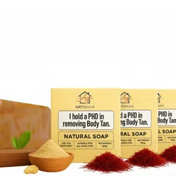 artghar Tan Removal Magic Soap | De-Tan Formula for Face & Body | Skin Brighten 37-picture-27